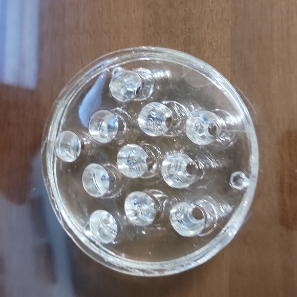 Accents Vintage Large Glass Flower Frog Poshmark